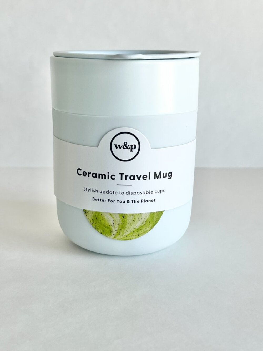 W&P Porter Ceramic Mug Mint 12 Ounces - Picture 2 of 4